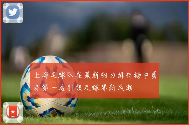 上海足球队在最新耐力排行榜中勇夺第一名引领足球界新风潮